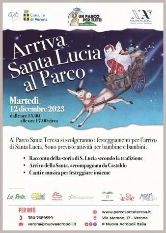 Arriva Santa Lucia al Parco Santa Teresa di Verona