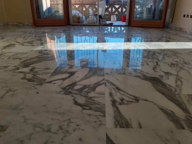 Arrotatura lucidatura pavimenti marmo graniglia veneziana marmittoni