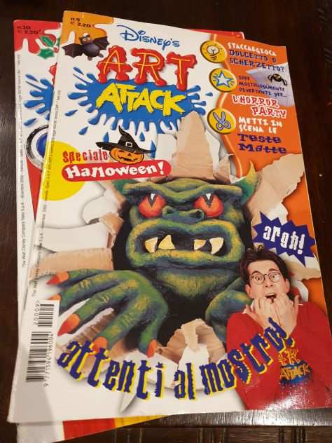 Art Attack riviste per ragazzi dal numero 10 (pz 12 costa 10 euro)
