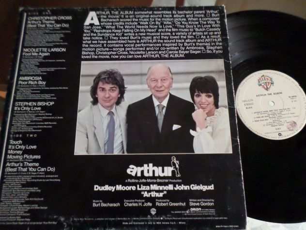 ARTHUR The Album OST - LP  33 giri 1981 WEA Italy