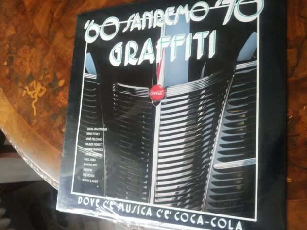 Artisti vari 60 SANREMO 70 GRAFFITI (Coca Cola) Lp1988 cellophanato