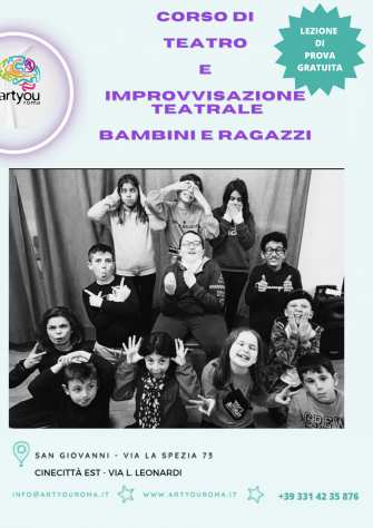Artyou Roma Corso di Improvvisazione Teatrale per bambini e Adolescenti