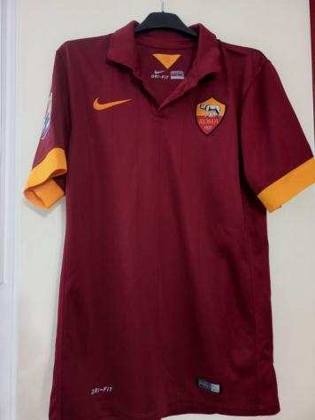 AS Roma - Campionato italiano di calcio - Francesco Totti NO RISERVA COA-R beckett - 2014 - Magliettae