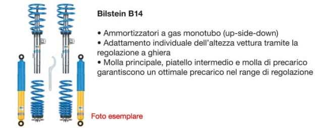 Assetto sportivo per Audi Q3 Rs Q3 Bilstein ammortizzatori molle HampR Apex