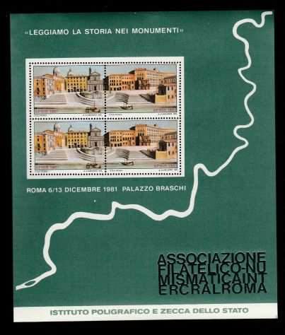 ASSOCIAZIONE FILATELICO NUMISMATICO INTERCRAL ROMA 1981