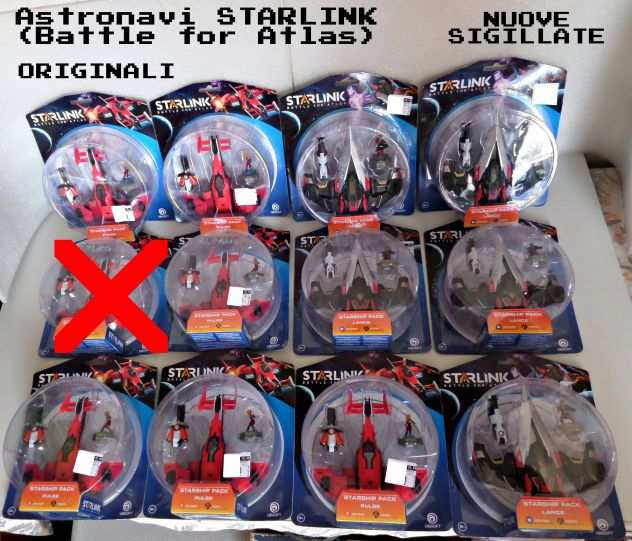 Astronavi STARLINK ( STARSHIP PACK ) Modelli LANCE e PULSE , NUOVE, SIGILLATE