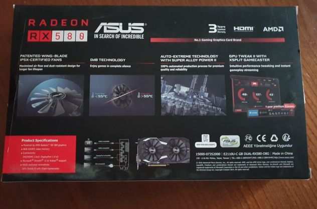 ASUS Dual Radeon RX 580 OC