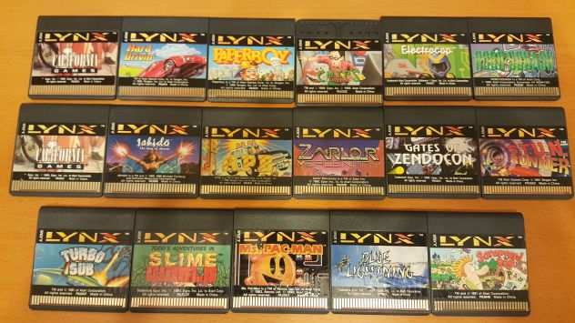 Atari Lynx console 17 Game scatola DISCOUNT -50