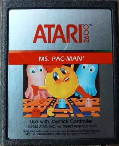 ATARI Ms. Pc-Man videogioco originale