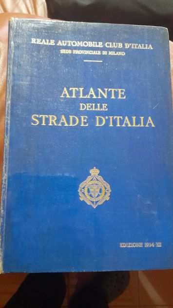 Atlante delle strade italiane 1934