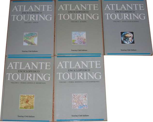 ATLANTE ENCICLOPEDICO TOURING CLUB ITALIANO Volume 1 Italia Prima edizione 1986