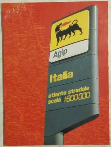 Atlante stradale Italia scala 1800 000 Istit geografico De Agostini-Agip,1999