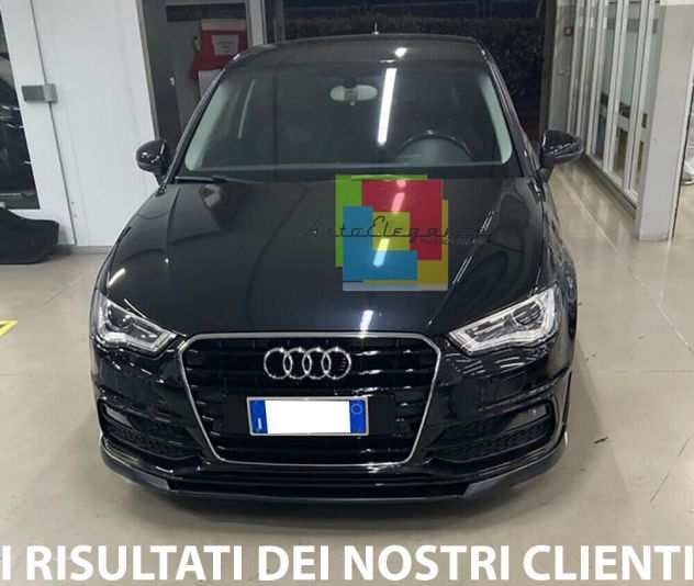 AUDI A3 8V 2012-2015 SLINE SPOILER SOTTO PARAURTI ANTERIORE ABS  PLASTIC NERO