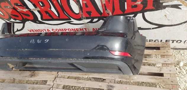 AUDI A3 8V PARAURTI PARAURTO SPOILER INFERIORE GRIGLIA POSTERIORE SENSORI 5PORTE