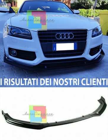 AUDI A5 COUPE SPORTBACK LAMA SOTTO PARAURTI ANTERIORE ABS NERO LUCIDO SPLITTER