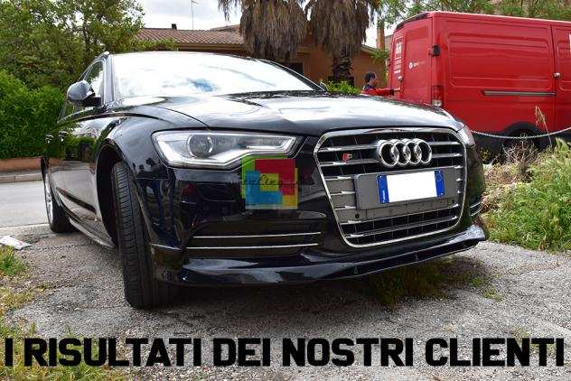 AUDI A6 4G C7 2011-2014 GRIGLIE LATERALI FENDINEBBIA PROFILI CROMATI