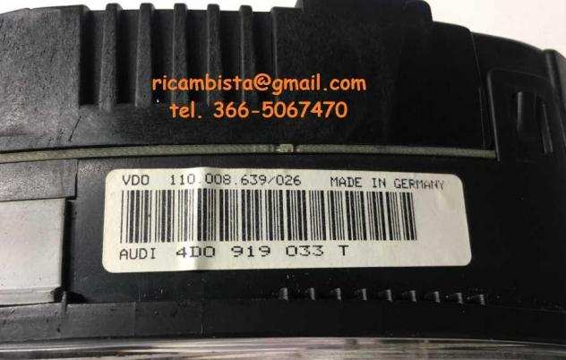 Audi A8 S8 Quadro strumenti 4D0919033