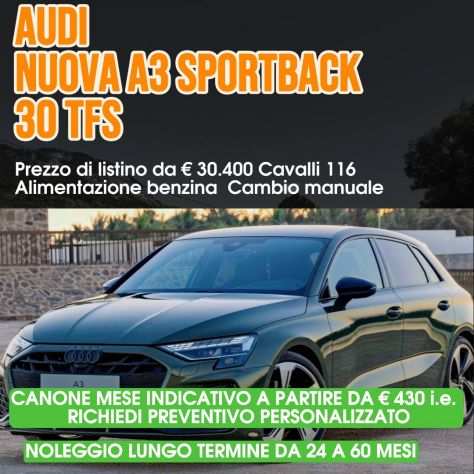 Audi Nuova A3 Sportback 30 TFS