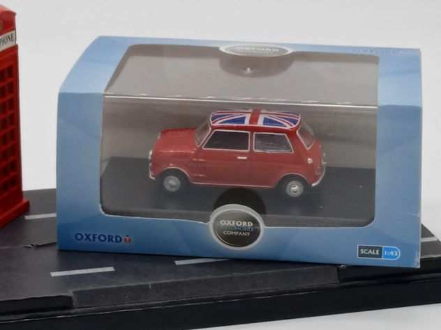 AUSTIN Mini Cooper con Union Jack sul tetto - 1959 - Oxford-Models - Scala 143