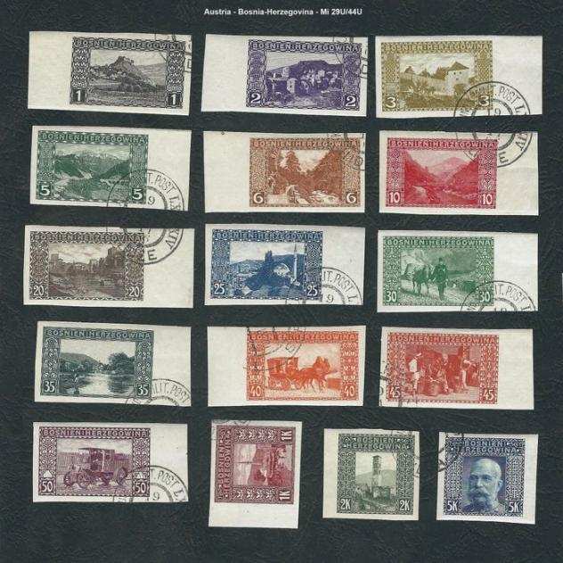 Austria-Ungheria - Bosnia-Erzegovina 19041917 - Selezione 11 serie - Michel 29141A