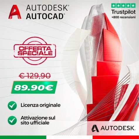 Autodesk Autocad 2024 Licenza digitale via email