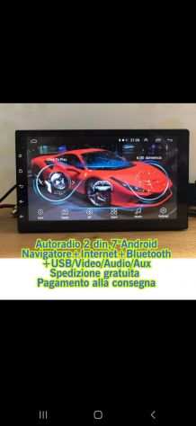 Autoradio 2 din,7quotAndroid NavigatoreInternetBluetoothUSBVideoAudioAux 105euro