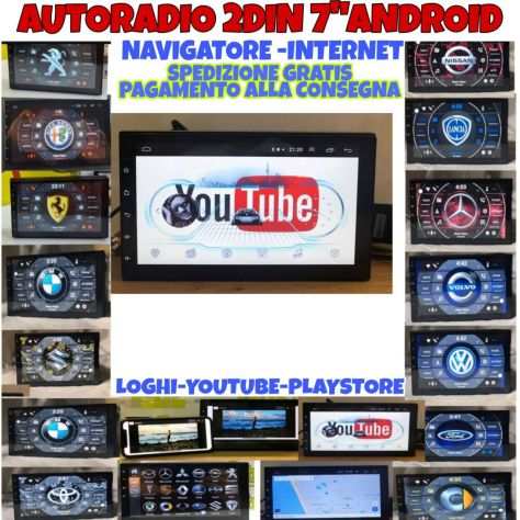 Autoradio 2 din,7quotAndroid NavigatoreInternetBluetoothUSBVideoAudioAux 105euro