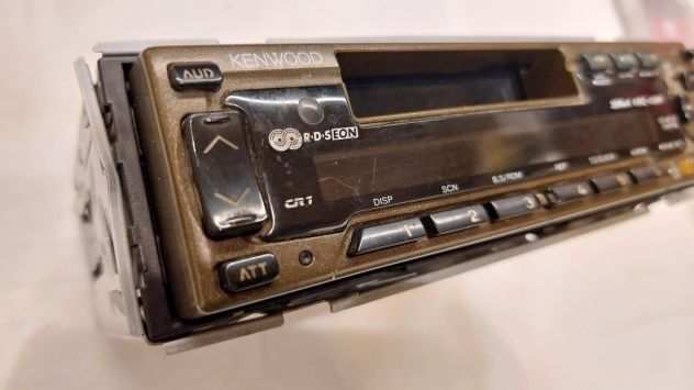 Autoradio Cassette Kenwood KRC-459R CD MD CH CONTROL R.D.S.EON usata non testata