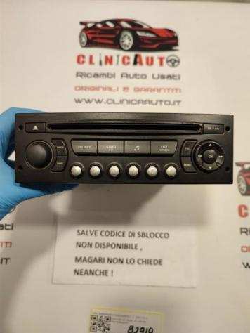 AUTORADIO PEUGEOT 5008 1deg Serie 9666959577 96669595XT DV6C (09)