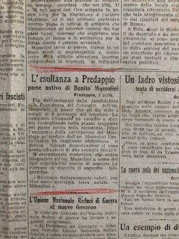 Autori vari - Fascisti al potere da 4 giorni - Mussolini Il fascismo obbediragrave alla mia volontagrave - Completo - - 1922