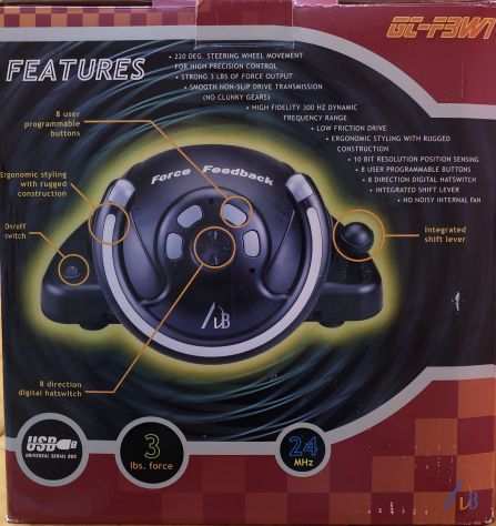 AVB Force Feedback USB Racing Wheel
