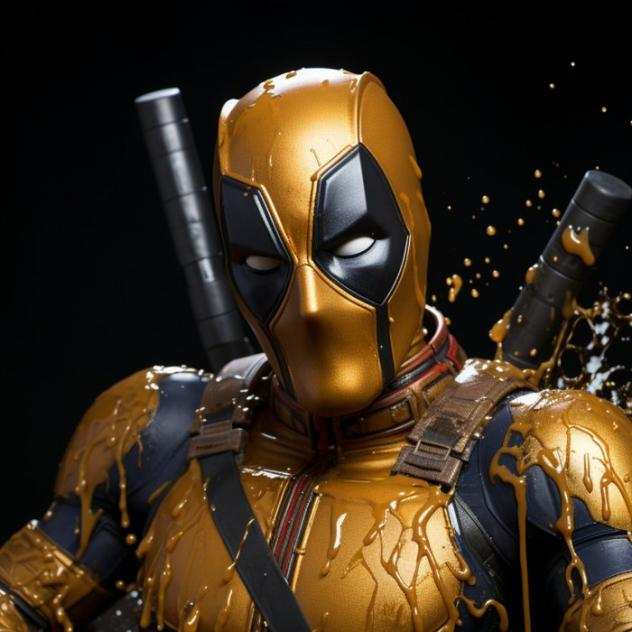 Avengers - Marvel  Deadpool Golden Paint - (2023)
