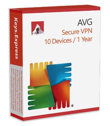 AVG Secure VPN 10 dispositivi  1 anno