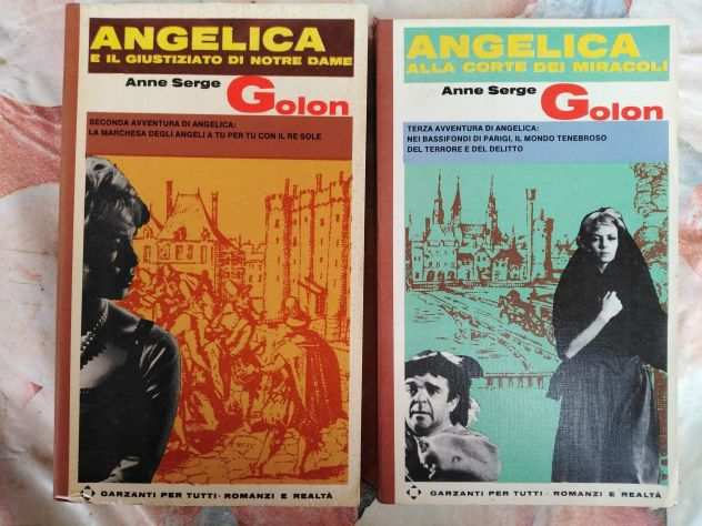 AVVENTURE DI ANGELICA Anne Serge GOLON 4 EPISODI GARZANTI 1964 1965