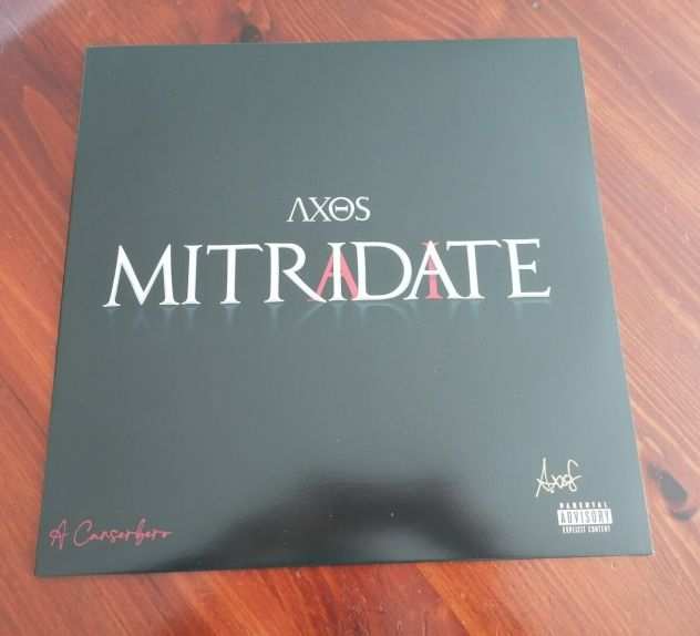 AXOS - Mitridate (2023) LP Autografato, Limited Edition