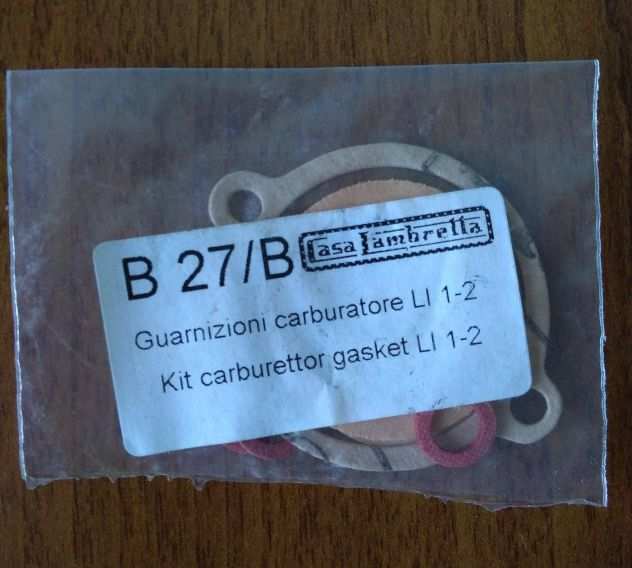 B 27B Kit Revisione Guarnizioni Carburatore INNOCENTI LAMBRETTA LI 1 2