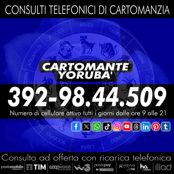 Niente bugie, solo la verità delle mie carte! Consulta i Tarocchi del Cartomante Yorubà