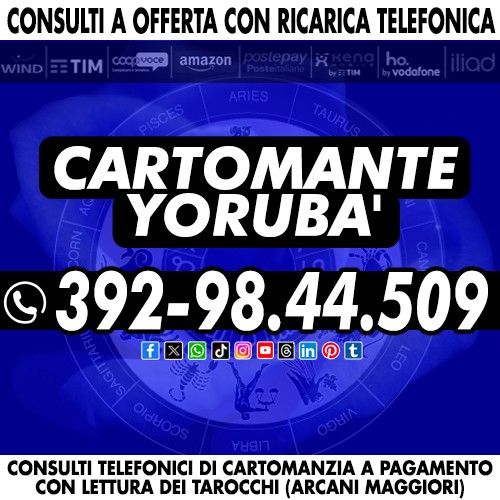Se vuoi conoscere il tuo futuro contatta il Cartomante Yorubà