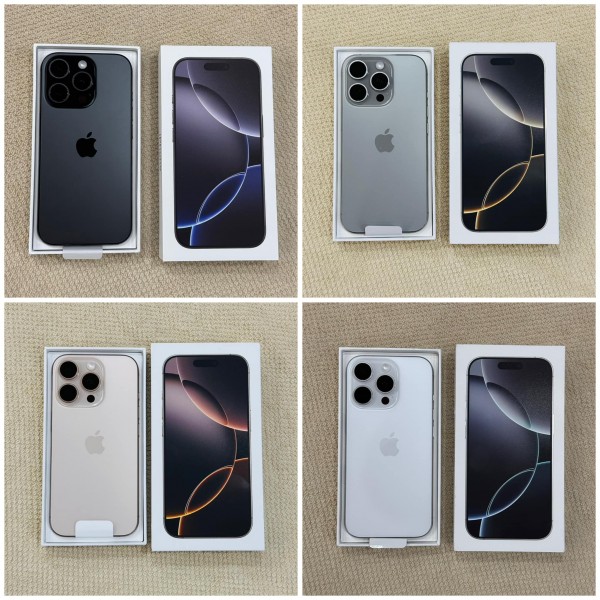 Apple iPhone 16 Pro 128GB per 500 EUR , iPhone 16 Pro Max 256GB per 570 EUR, iPhone 16 128GB per 400 EUR , iPhone 16 Plus 128GB per 430 EUR, Apple iPhone 15 Pro 128GB per 400 EUR , iPhone 15 Pro Max 256GB per 450 EUR, iPhone 15 128GB per 300 EUR