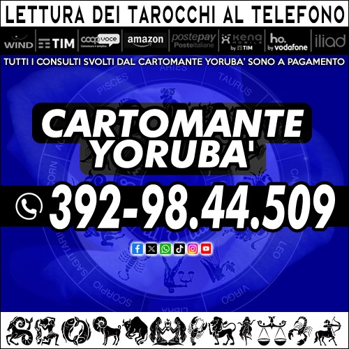 ❤ il Cartomante Yorubà - Lettura dei Tarocchi con offerta ricarica telefonica ❤