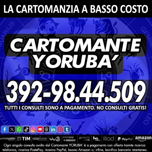 Un consulto telefonico di Cartomanzia a basso costo della durata di 30 minuti.