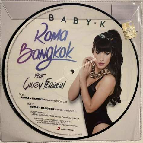 BABY K amp GIUSY FERRERI - ROMA BANGKOK (2023) Picture Disk 10quot