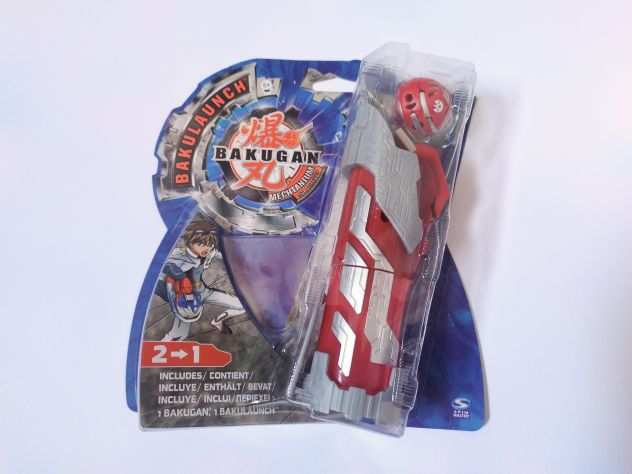 BAKUGAN BAKULAUNCH MECHTANIUM ROSSO (NUOVO, SIGILLATO)