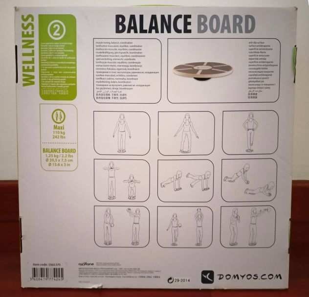 Balance board in legno Domyos