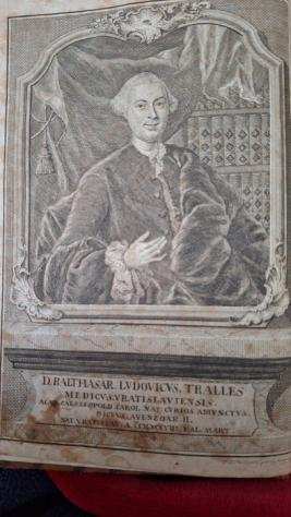 Balthasar Ludwig Tralles - Usus opii salubris et noxius - 1759-1762