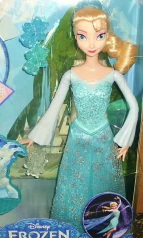 bambola originale disney elsa frozen il regno di ghiaccio nuova in scatola