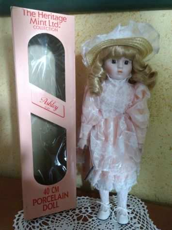 Bambola Porcellana Heritage mint collection dolls Ashley