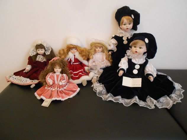 Bambole di porcellana da collezione con garanzia