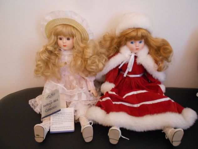 Bambole di porcellana da collezione con garanzia