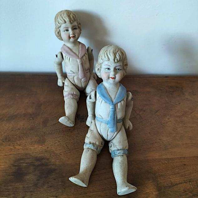 Bambole tedesche LimbachTuringia - Bambole antiche tedesche in porcellana di bisquit - 1910-1919 - Germania